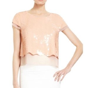 Sequin BCBG top